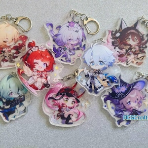 Buy 2 Get 1 Free Honkai Star Rail HSR Acrylic Charm --45 Characters Castorice Anaxa Phainon Mydei Tribbie Rappa Herta Aventurine Keychain