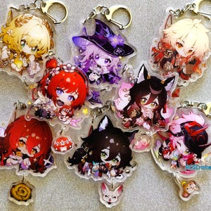 Buy 2 Get 1 Free Honkai Star Rail HSR Acrylic Charm --61 Characters Castorice Phainon Anaxa Mydei Tribbie Rappa Herta Fugue Keychain