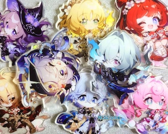 Honkai Star Rail Acrylic Stand -59 Characters Hyacine Cipher Phainon Castorice Anaxa Mydei Herta Fugue Aventurine HSR Stand