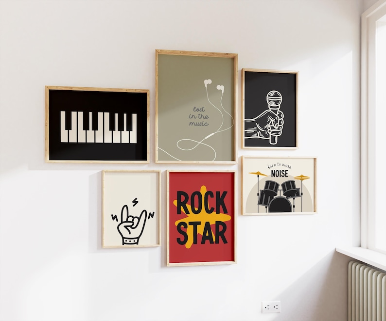 100 Teen Boys Nursery Prints: Tween Bedroom, Playroom Wall Art Decor ...