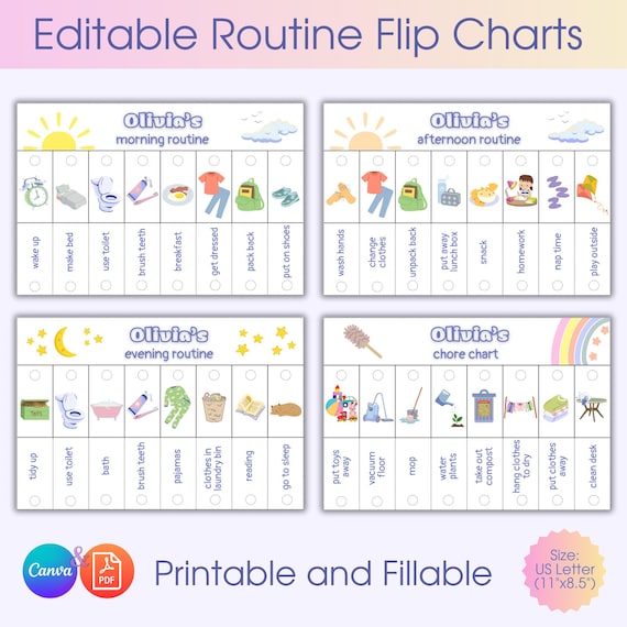 Daily Routine Chart 1601x1601