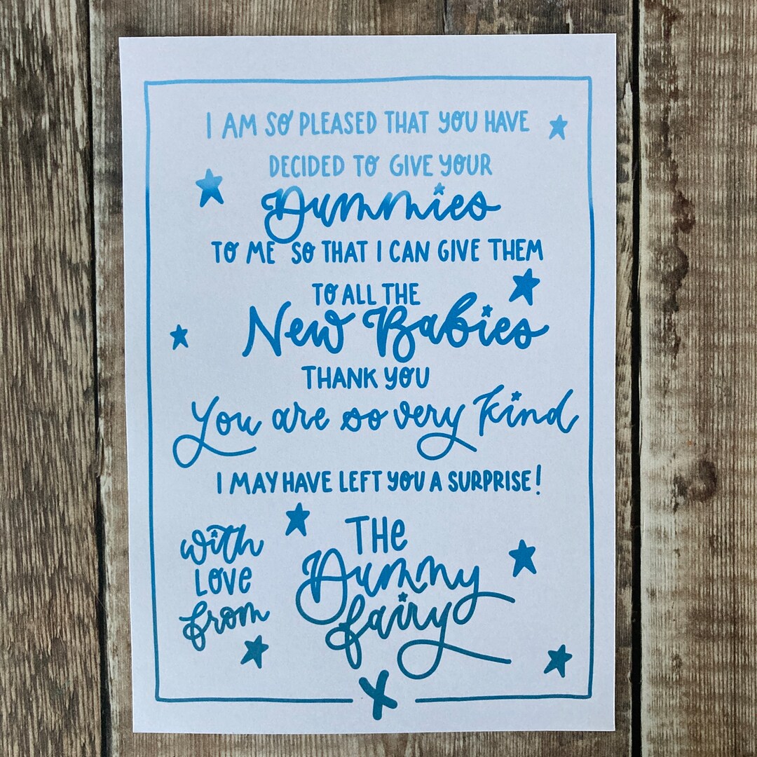 Dummy Fairy, Letter From the Dummy Fairy, Dummy, Downloadable Letter ...