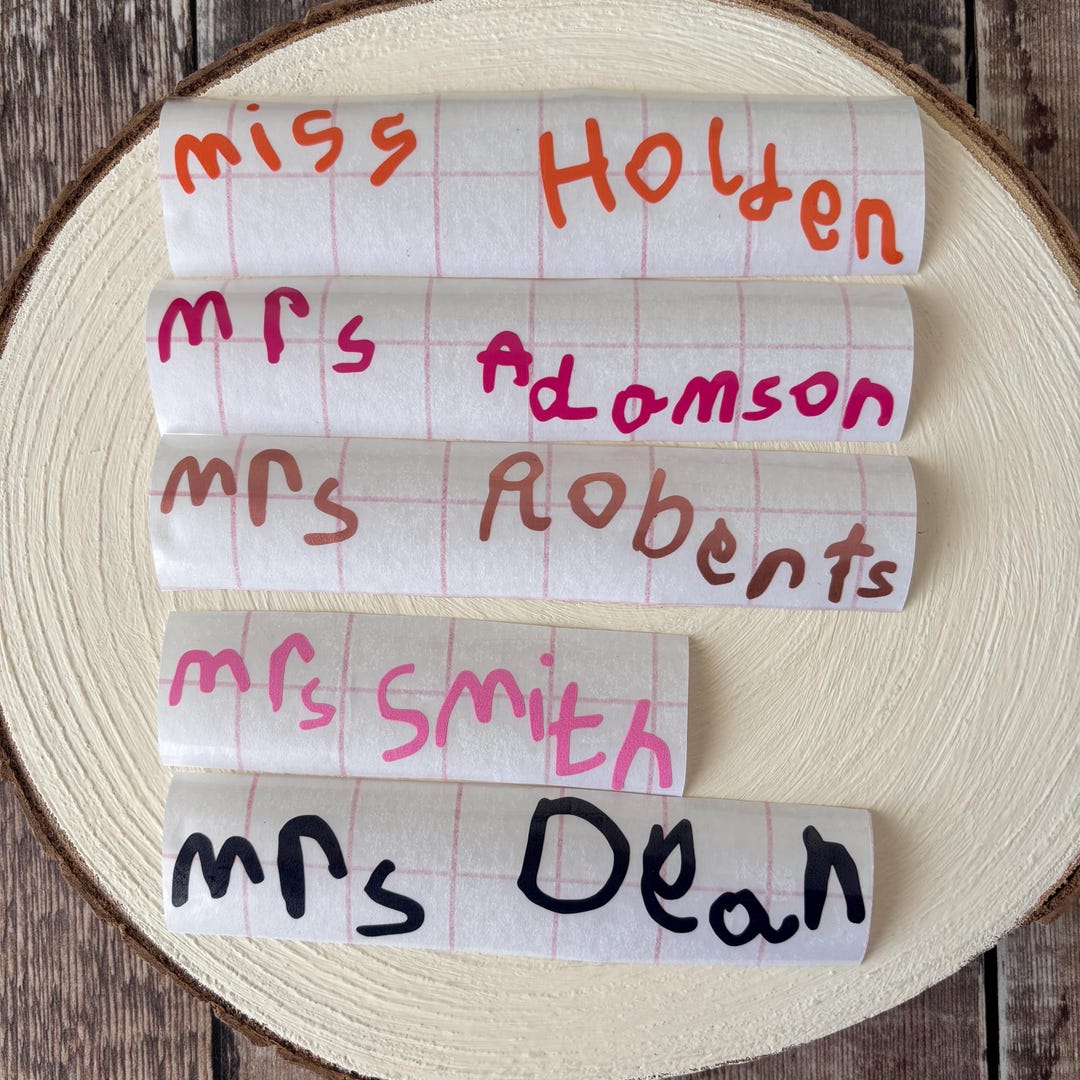 Vinyl Decals,children's Handwriting,children's Writing,handwriting ...
