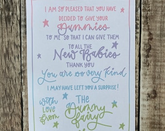 Dummy Fairy, Letter from The Dummy Fairy, Dummy, Downloadable Letter, Printable,