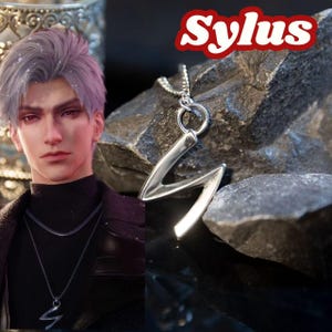Love and Deepspace Sylus necklace,Sylus gift,handmade necklace,シン、진운 necklace Stacking Bracelets accessories,Anime Pendant Necklace,Cosplay