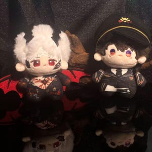ラブ・アンド・ディープスペース 10cm ぬいぐるみ サイラス ぬいぐるみ ケイレブ ぬいぐるみ ファンアート 絶妙なハンドメイド マグネット式取り外し可能 コスプレペンダントギフト