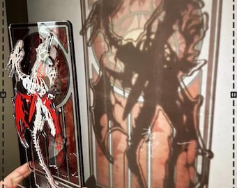 Stylus Abyssal Longche Acrylic Stand, Love and Deepspace Fan Art, Stained glass acrylic  Otome Game Merch