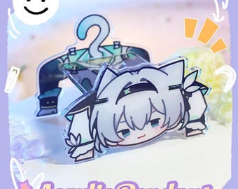 Honkai Star Rail 8.5cm Chibi Acrylic Stand, Firefly Kafka Silver Wolf 10 Characters,Kawaii Anime Desk DecorGift
