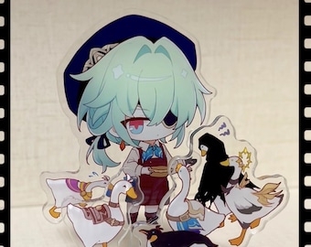 Honkai Star Rail Anaxa Acrylic Stand, 10cm Desktop Decor Collection Gift