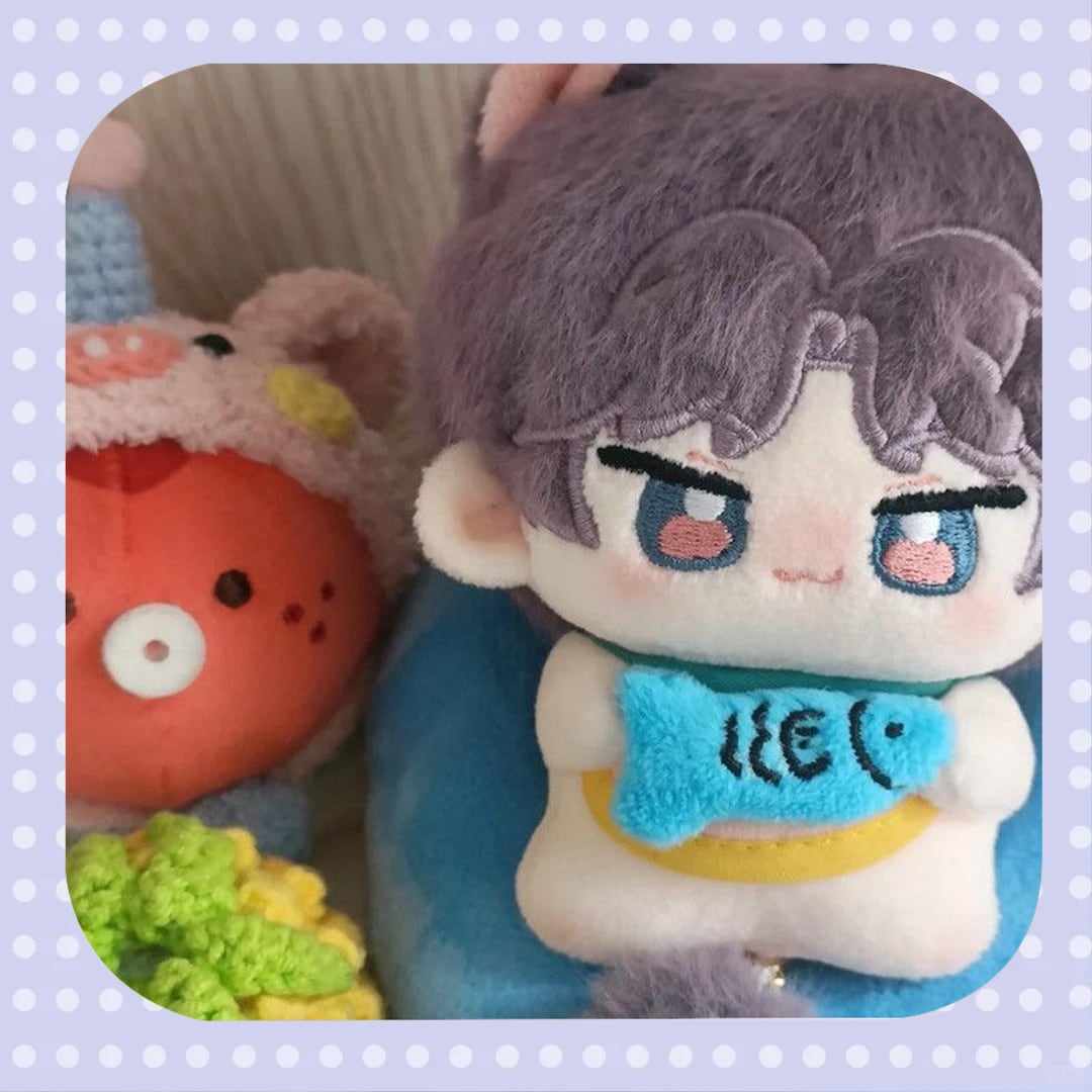 Love and Deepspace 10cm Rafayel Plush Handmade Doll Print Doll ...