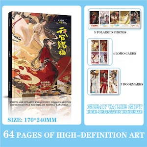 Tian Guan Ci Fu Manga,TGCF Comics,Heaven Official&#39;s Blessing Manga,Xie Lian,Hua Cheng,Hualian,San Lang,Photocards,Prints PostCard,天官赐福, 墨香铜臭