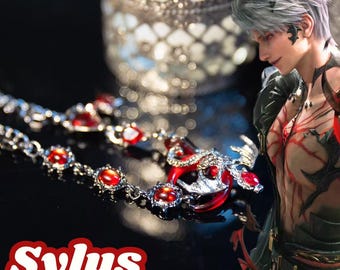 Love and Deepspace Sylus Necklace, Abyss Pendant Cosplay Necklace,Sylus Abyss Necklace,Sylus gift Jewelry,愛と深宇宙, シン、진운 恋と深空 accessories