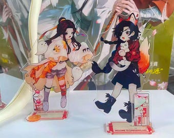 TGCF Xie Lian Huacheng, Heaven Official's Blessing Acrylic Stand, BL anime merchandise, Anime Standee,Desk Stand, fan works,天官赐福,墨香铜臭