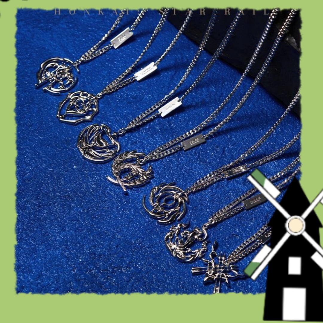 Honkai Star Rail Necklace Set, Fables About Stars, 7 Aeon Collection ...