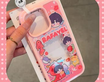 Funda de teléfono Love and Deepspace, funda de juego de anime para iPhone, funda de Caleb, Sylus, Xavier, Zayne y Rafael, funda de LAD