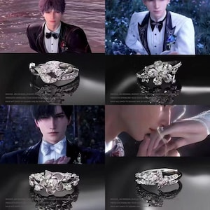 Love and Deepspace ring,otome Wedding Rings,Xavier, Zayne, Rafayel, Sylus, Caleb,by deepspace cosplay ,セイヤ, レイ, ホムラ, 러브앤딥스페이스, 기욱, 심성훈, 이서언