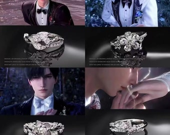 Miłość i pierścionek Deepspace, obrączki otome, Xavier, Zayne, Rafayel, Sylus, Caleb, by deepspace cosplay, セイヤ, レイ, ホムラ, 러브앤딥스페이스, 기욱, 심성훈, obraz