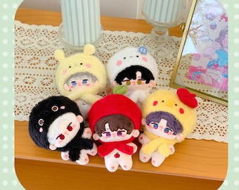 Liebe und Deepspace Xavier | Zayne | Sylus | Rafaye | Caleb Puppenkopfschmuck Kleidung für 10 cm LADS Doll Fanart