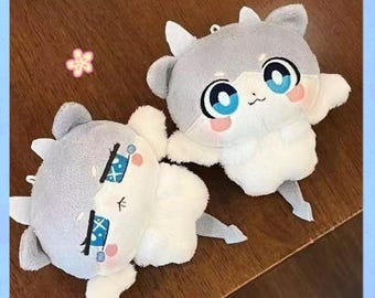 Honkai Star Rail Phainon Plush Doll, 10cm Beagle Keychain, Imaginary Enemy Collectible