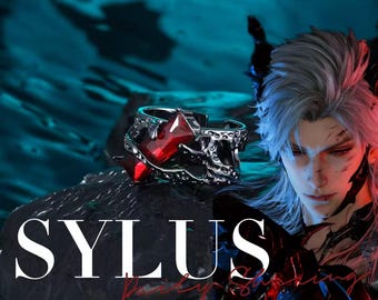 Love and Deep Space Sylus merchandise,Sylus style ring,Sylus adjustable rings,Sylus accessories,fan art,Sylus cosplay,Sylus Gift,fan art恋と深空