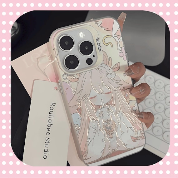Genshin Impact Yae Miko Themed Kawaii Phone Case - Fit iPhone 13/OnePlus/Xiaomi/Honor/Huawei/Samsung