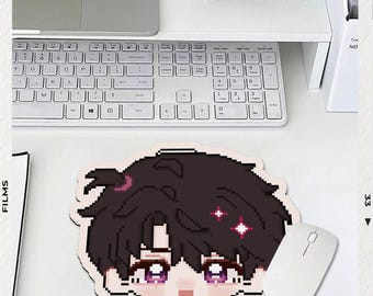 Love and Deepspace Mousepad,Deepspace Sylus  Rafayel Xavier Caleb Zayne  Mousepad lads,Otome Game Merch Fanmade