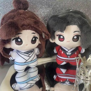 Heaven Official's Blessing 10cm plushies Keychain/ handcraft Personalized Gift Idea,TGCF Xie Lian Hua Cheng, Gift for anime lover,天官赐福, 墨香铜臭