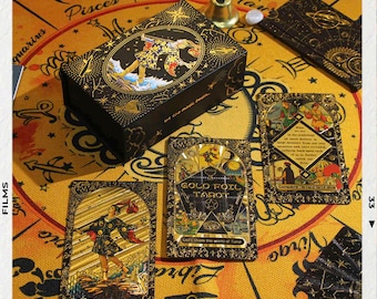 Lord of the Mysteries Gothic Tarot set 78pcs - Vintage Waite Style Lovecraft Collectible Gift