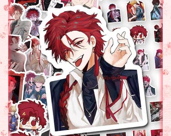 Ensemble d'autocollants Link Click Veine, 65 pièces autocollants imperméables - Autocollants anime mignons pour ordinateur portable, bouteille d'eau, ordinateur portable, décoration de guitare