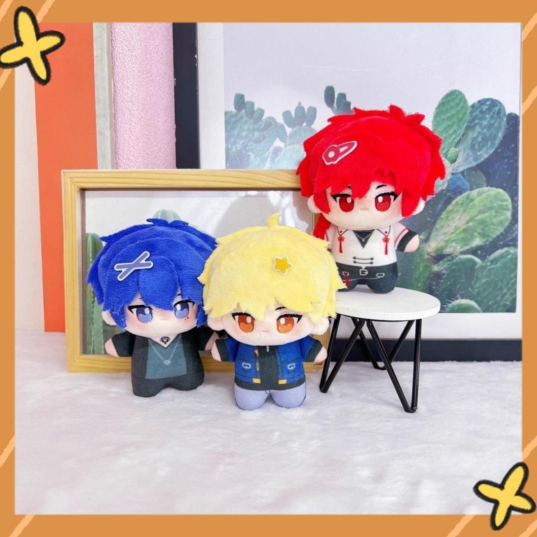 Link Click 10cm Printed Plush Doll, Cute Plush Keychain, Anime Bag