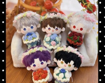 Felpa de 10 cm de Sylus, Xavier, Zayne, Rafayel y Caleb (Amor y Espacio Profundo) - Regalo para amantes de los chicos
