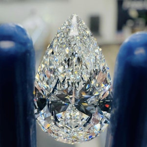 5 Carat Pear Cut Lab Grown Diamond, IGI Certified, E Color, VS1 Clarity, Loose Stone