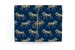 Rustic Blue Moose Pattern Gift Wrap - Illustrated Birthday, Celebration, Special Occasion Wrapping Paper 