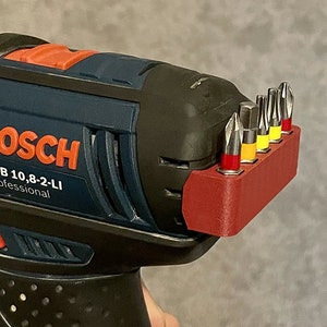 Bosch bitshållare för sladdlösa skruvdragare, hållare för 5 bits - kan användas med alla andra sladdlösa skruvdragare - tillbehörsverktyg