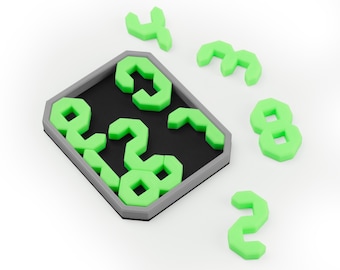 Numbers Puzzle | Educational Toy | Fun Puzzle for Kids and Adults – a brain-training gift