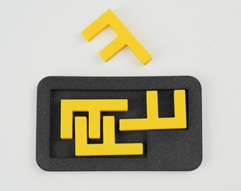 Fit the F's Logic Puzzle: Challenging Game – unique Gift for All Ages