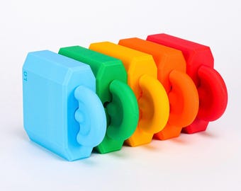 Conjunto de quebra-cabeças de bloqueio de 5 níveis: quebra-cabeças para crianças – um ótimo presente educacional