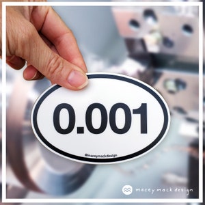 Machinist Sticker. Blue Collar Worker Sticker. Essential Workers