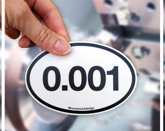 Machinist Sticker. Blue Collar Worker Sticker. Essential Workers