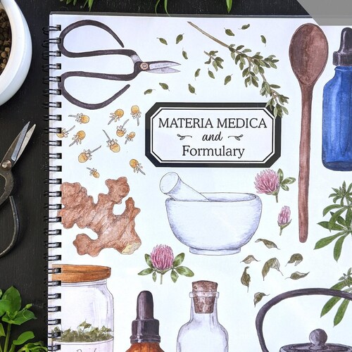 DIGITAL Herbal Materia Medica &amp; Formulary Journal Full Size - Etsy
