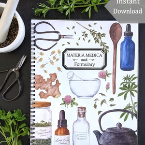 Revista DIGITAL de Materia Médica y Formularios Herbarios - Tamaño Completo - 150 Páginas Imprimibles - Archivos Tamaño A4 y Carta