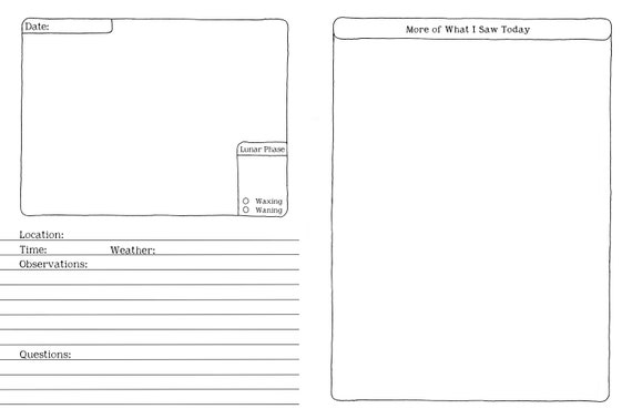 DIGITAL PDF Version - Nature Journal for Kids - 102 Pages