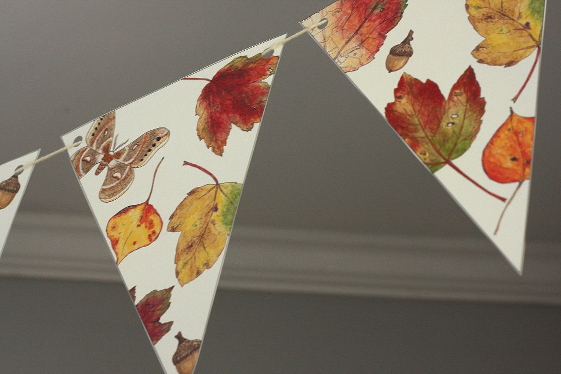 Autumn Bunting Digital Printable PDF School Room Art - Etsy