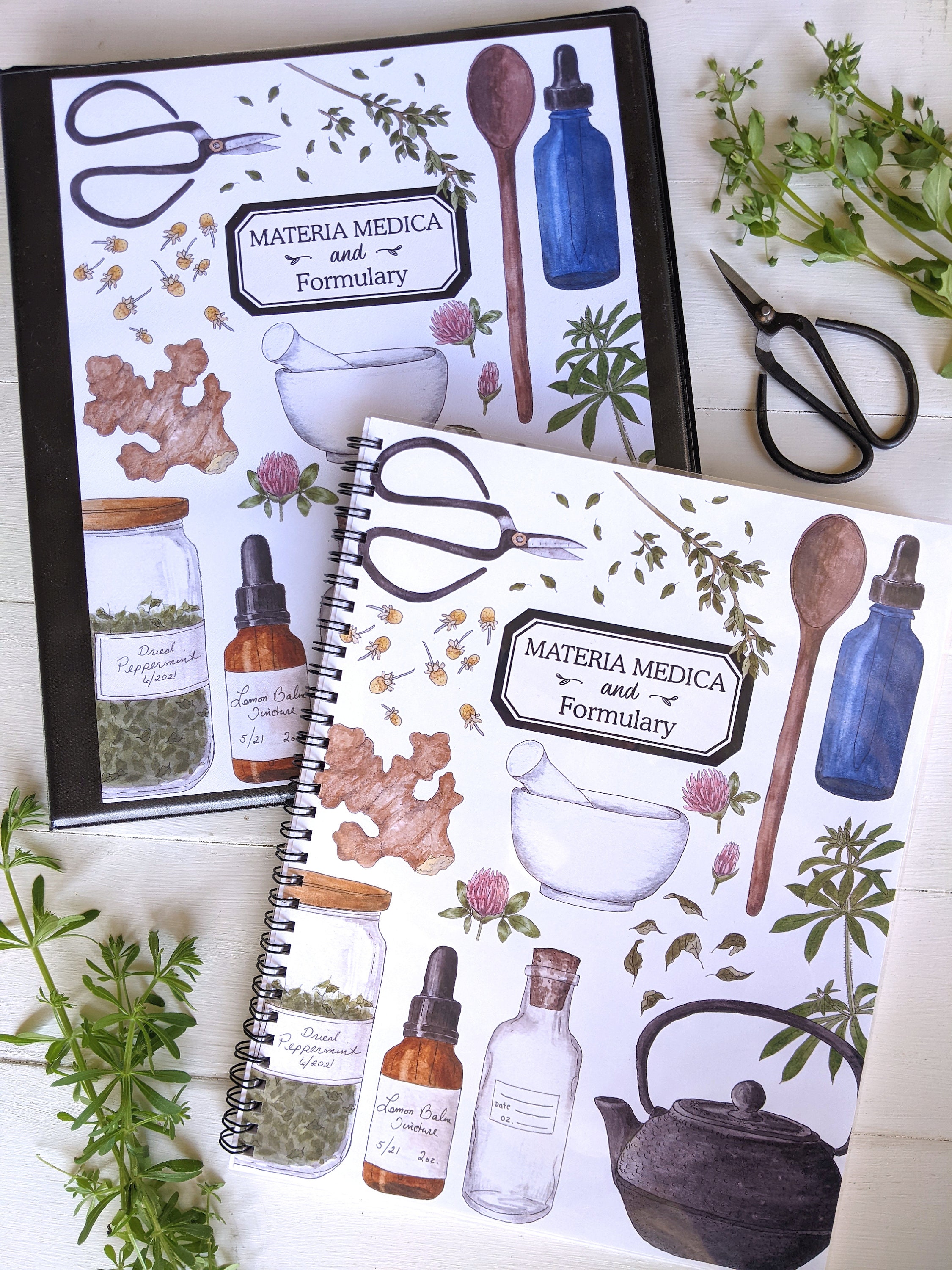 DIGITAL Herbal Materia Medica &amp; Formulary Journal Full Size - Etsy