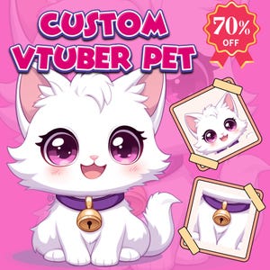 Custom Vtuber Avatar,Vtuber model, Pet Vtuber Model, Animal Vtuber, Vtuber Pet, Vtuber Commissions, Live2d Commissions, Rigging,Live2d model