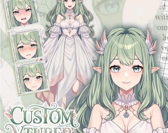 Live2D VTuber Model Commission | Custom Anime VTuber Character Design & Rigging | VTube Studio Ready Avatar