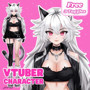 Custom Live2D Vtuber model commission | Vtuber Design | Rigging | Fan Art Commission | Vtuber Streamer | Vtuber | virtual youtuber model