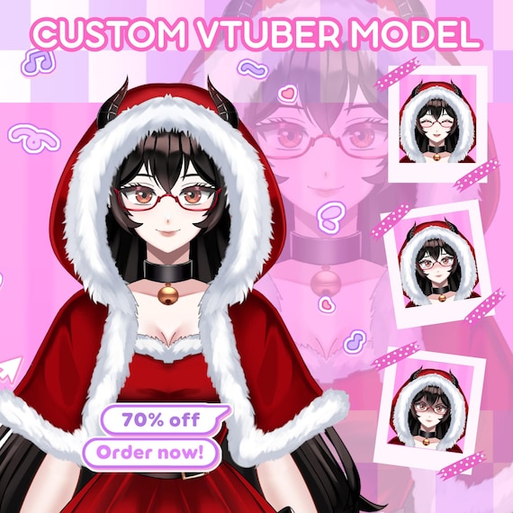 Custom Vtuber Avatar: Live2D Model & Rigging Commission