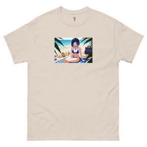 Uniseks zomer en bier Yelan bikini-T-shirt