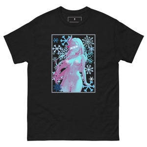 Uniseks X3 Shenhe Cryo Icy Sexy Ecchi v001 T-shirt